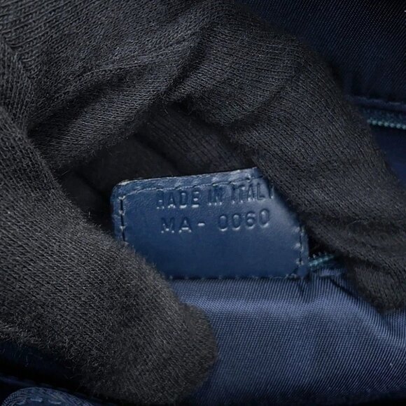 Dior Trotter double saddle bag Canvas/Leather Navy - Picture 14 of 16